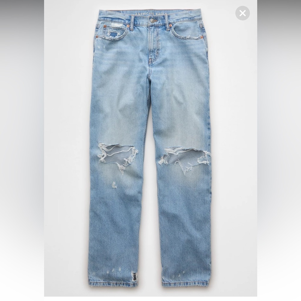AE Strigid Ripped Low-Rise Ex-Boyfriend Jean